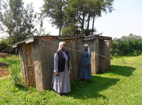 Two old latrines